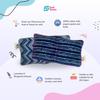 SochGreen Herbal Reusable Hot & Cold Cotton Bag for Period Pain Relief | Multipurpose, Natural & Organic | Muscle Relief for Neck, Back, Shoulders, Waist & Arms | 5 x 10 Inches, Pack of 1 (Purple stripes) view 3