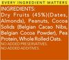 thenibblebox Fudgy - Cacao (Dry fruit bars/Vegan mithai) 200g jar [45% dry fruits by weight, protein rich, gluten free, plant based, no preservatives/additives, zero trans fats] view 3