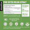 STAY ALIVE Extra Strength Bitter Melon Capsules, 10% Bitter Principles, 150 Pills, 25X Concentrated Powder, 5 Month Supply, Non-GMO & Gluten Free Momordica Charantia Supplement view 2