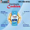 HUNGRY TUMMY Badam Pista Finger Cookies (250g) - Made with Butter | Almond & Pista Pistachio Biscuits, Perfect for Snacking, Tea Time & Night Munching - Delicious Treats view 3