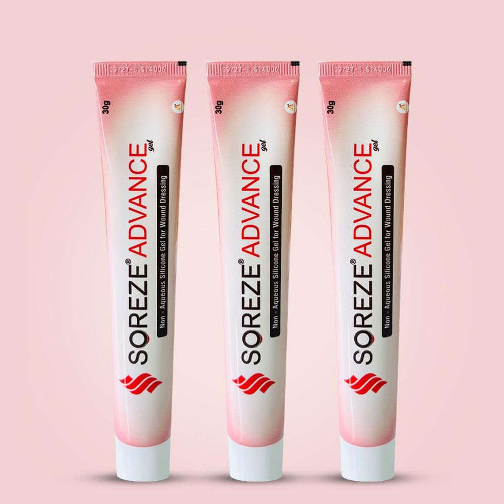Amaterasu Soreze Advance Gel | 30gm | Advanced Bedsore Treatment By Combining Silicone Technology With Natural Herbs | Pack of 3