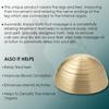 4beauty Therapy Electric Kansya Wati for Foot Massage/Acupressure Health Care Tool Therapy Padabhyanga Ayurvedic Kansa wati Foot Massager (Multi color) view 4