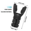 Wowobjects Lung Capacity Training Device, Adjustable Resistance Lung Exerciser & Expander for Enhanced Vital Capacity, Breathing Fitness Device | Black view 2