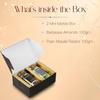 Arome Premium Mini Marble Dry Fruit Gift Box 200 gm Containing Barbeque Almonds & Paan Masala Raisins Perfect for Snacking (Brown) view 3