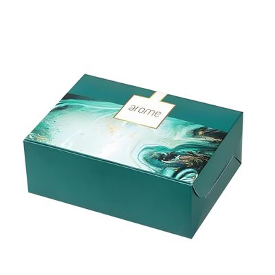 Arome Premium Mini Marble Dry Fruit Gift Box 200 gm Containing Barbeque Almonds & Paan Masala Raisins Perfect for Snacking (Green)