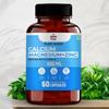 Calcium Magnesium Zinc Tablets with Vitamin D3 & K2 for Men & Women, Supports Bone Strength, Joint Health & Immunity- Pack of 1-60 Capsules view 2