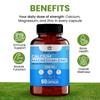 Calcium Magnesium Zinc Tablets with Vitamin D3 & K2 for Men & Women, Supports Bone Strength, Joint Health & Immunity- Pack of 1-60 Capsules view 3