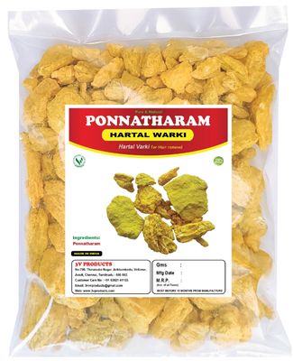 3V PRODUCTS Ponnatharam 30 Grms | Hartal Warki | Hartal Varki | Hartal Pili for Hair Removal