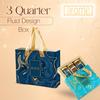 Arome 3 Quarter Fluid Dry Fruit Gift Box A Perfect Blend of Honey Caramel Almonds, Pudhina Cashews, and Sweet-Sour Raisins Perfect for Snacking (Blue) view 2