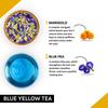 Teacurry Blue Yellow Tea (200 gram loose) - Supports Skin and Stomach Wellness | Flower Based, Caffeine Free Herbal Tea view 3