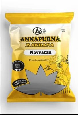 Annapurna Makhana Navratan 6 Mix Fox Nuts Big Size Rasgulla Makhana (1kg)