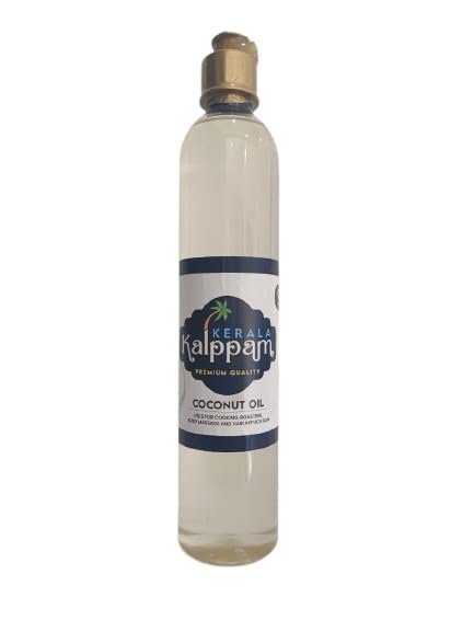 100% Pure Coconut Oil, Natural, Handpicked Sundried Coconuts, Multipurpose (500 ml)