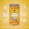 Ajji's Nut Magic Roasted Makhana Magical Cheese & Healthy Herbs | Flavored Healthy & Crunchy Snacks | Puffed Kernels Fresh Fox Nuts, Ready to Eat | Roasted Flavored Makhana Mix lotus seeds | Savory Snack, Crunchy & Flavorful (Pack of 1)-70g view 4