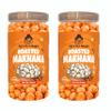 Ajji's Nut Magic Roasted Makhana Peri Peri Punch | Flavored Healthy & Crunchy Snacks | Puffed Kernels Fresh Fox Nuts, Ready to Eat | Roasted Flavored Makhana Mix lotus seeds | Savory Snack, Crunchy & Flavorful (Pack of 2)-140g view 1