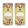 Ajji's Nut Magic Roasted Makhana Salt & Pepper Delight | Flavored Healthy & Crunchy Snacks | Puffed Kernels Fresh Fox Nuts, Ready to Eat | Roasted Flavored Makhana Mix lotus seeds | Savory Snack, Crunchy & Flavorful (Pack of 2)-140g view 1