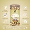 Ajji's Nut Magic Roasted Makhana Salt & Pepper Delight | Flavored Healthy & Crunchy Snacks | Puffed Kernels Fresh Fox Nuts, Ready to Eat | Roasted Flavored Makhana Mix lotus seeds | Savory Snack, Crunchy & Flavorful (Pack of 1)-70g view 4