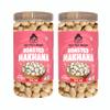 Ajji's Nut Magic Roasted Makhana Pink Salt | Flavored Healthy & Crunchy Snacks | Puffed Kernels Fresh Fox Nuts, Ready to Eat | Roasted Flavored Makhana Mix lotus seeds | Savory Snack, Crunchy & Flavorful (Pack of 2)-140g view 1