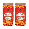Ajji's Nut Magic Roasted Makhana Tangy Tomato | Flavored Healthy & Crunchy Snacks | Puffed Kernels Fresh Fox Nuts, Ready to Eat | Roasted Flavored Makhana Mix lotus seeds | Savory Snack, Crunchy & Flavorful (Pack of 2)-140g view 1