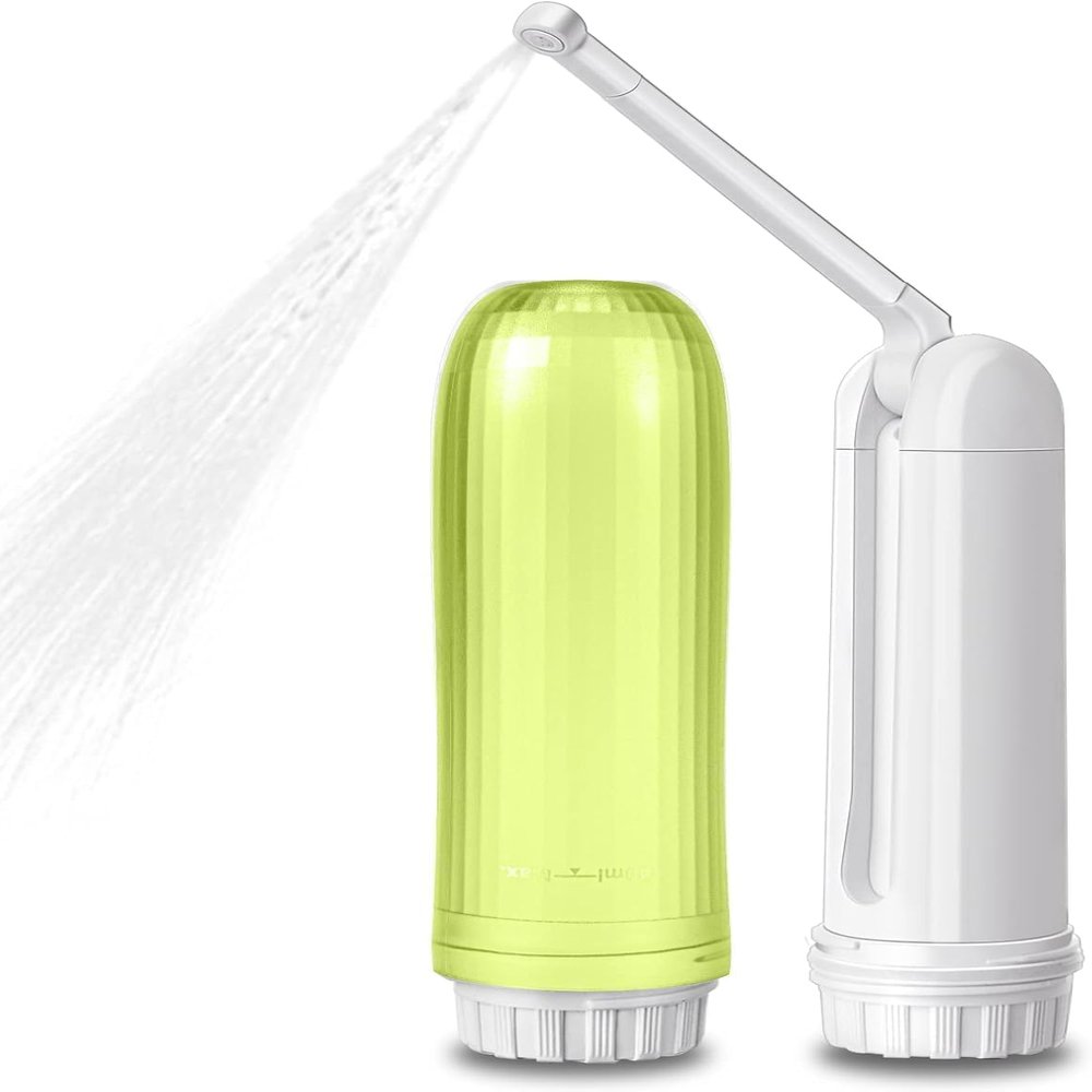 KNB SELLING Portable Electric Foldable Handheld Travel Bidet | Mini Personal Hygiene Sprayer with 2 Pressure Options | Ideal for Men, Women, and Postpartum Care | 180ML Compact Design