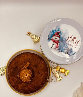 Jhas Kitchen's Christmas & New Year Plumcake With Dryfruits & Nuts (500 Gram)