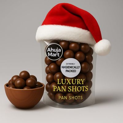 Ahuja Mart Luxury Pan Shots | Premium Chocolate-Coated Meetha Paan Bites | Christmas Gifts Pack | Hygienically Packed Resealable Pouch | Festive Sweet & After-Meal Delight | Perfect Gifts 200g