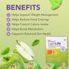 Dr. Morepen LightLife Pre-Meal Nutrition Mix | Controls Appetite & Reduces Cravings | For Men & Women | 30 Sachets | Flavor-Green Apple view 3