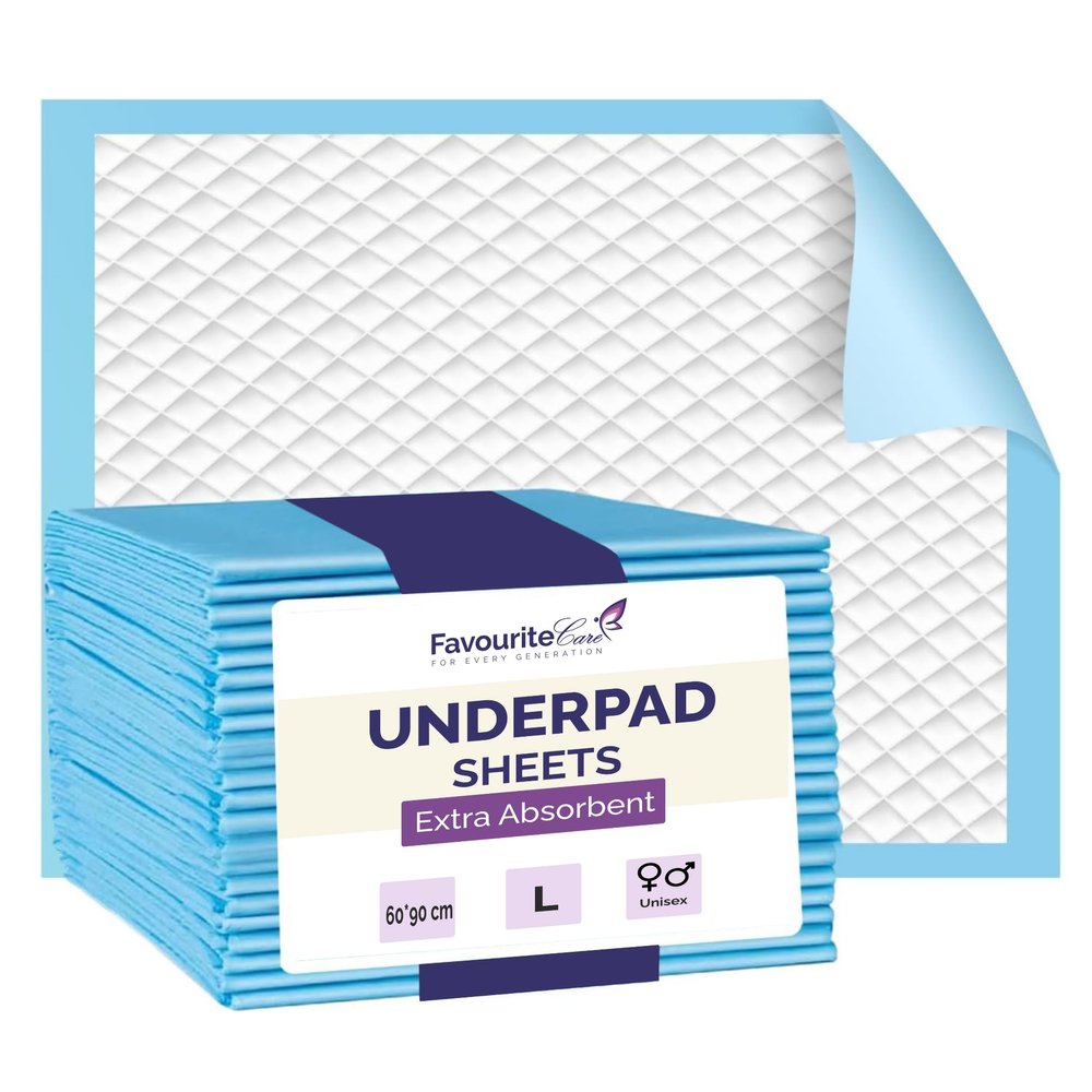 Favourite Care Professional Adult Underpads  90x60 cm, 100 Pcs for Hospitals