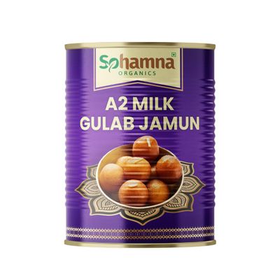 Sohamna Organics Natural A2 Milk Gulab Jamun 1kg | Wholesome Indian Sweet Made with Pure A2 Desi Cow Milk & Desi Khandsari | No Preservatives | Ready to Eat & Perfect for Healthy Celebrations | Ideal for Guilt-Free Festive Moments