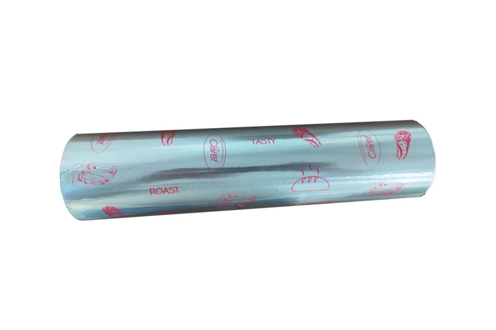 Claret Multipurpose Paper Foil, 1kg Net Ideal for Food Wrapping, Keeps Food Warm & Fresh, Versatile Use for Cooking, Baking, Packing, 1 Pack - Durable Aluminum Foil for Kitchen Use