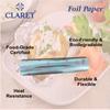 Claret Multipurpose Paper Foil, 1kg Net  Ideal for Food Wrapping, Keeps Food Warm & Fresh, Versatile Use for Cooking, Baking, Packing, 1 Pack - Durable Aluminum Foil for Kitchen Use view 2