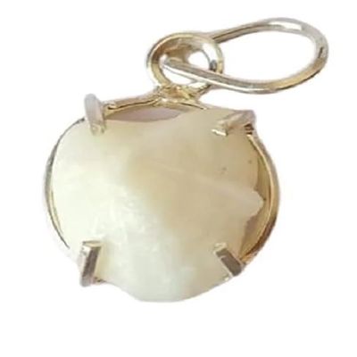 LMDPRAJAPATIS Orignal Lab Certified Machmani Sea Stone for Home Machh Mani Stone Reduce and Remove Impact of Rahu, Ketu, Sani and Moon (20.25 Ratti)