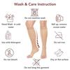 Compression Below Knee Open - toe 4 way stretch Socks Support Prevent Varicose Knee pain relief Veins Stocking Calf & Knee support For Men and Women. (BEIGE, EX-SMALL(CHILD)) view 2