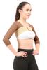 Dermapress Post Liposcution Arm Compression Garment || MICROPOLY FABRIC || Slimming Sleeves || Arms Posture Corrector || Shapewear || Post Surgical Arms Support (Brown, XL) view 4