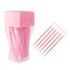 NavaFresh Basics 200Pcs Double Head Interdental Brush Dental Floss Teeth Oral Clean Pink view 3