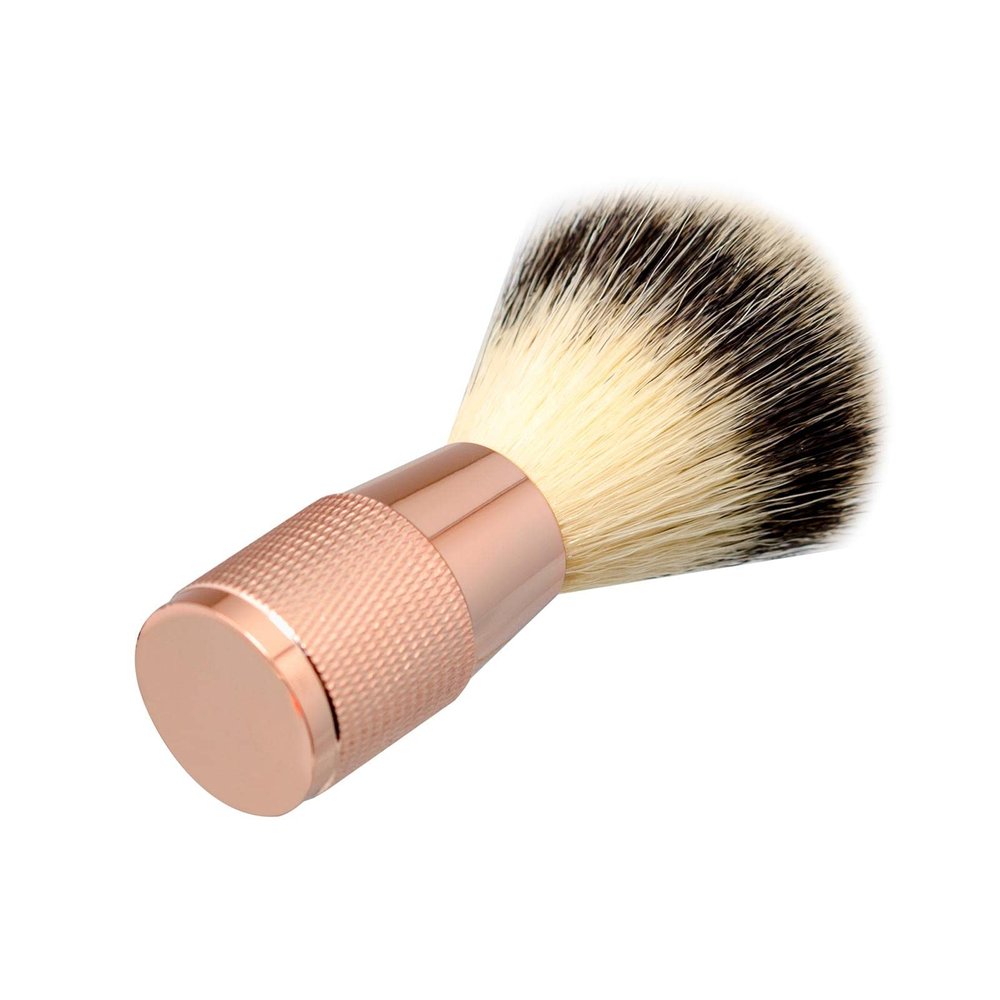NavaFresh Basics Hair Shaving Brush Nylon Bristles for Wet Shave Length 4.3inch Face Cleaning Rose Aureate |Health & Beauty | Shaving & Hair Removal | Shaving Brushes & Mugs