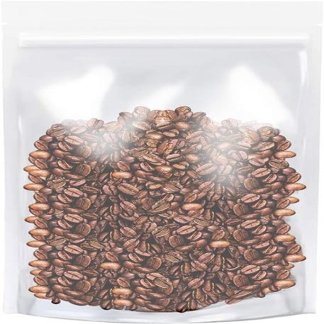 DNY Zip Lock Stand Up Pouches 100 PCS 500g Transparent Food-Grade Resealable Bags | Airtight & Leakproof Storage for Snacks, Dry Fruits, Spices, Coffee & Kitchen Use
