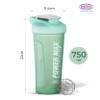 ASIAN Plastowares - Power Max Shaker | Leak-Proof Gym Shaker 750ML | BPA-Free | Sipper for Protein Shakes | Workout | Sports Shaker | Easy-to-Carry | Lightweight & Durable Design | Green, Plastic view 3