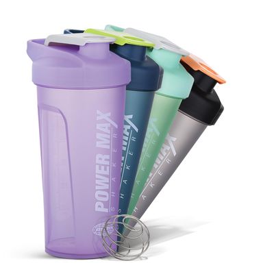 ASIAN Plastic Plastowares - Power Max Shaker | Leak-Proof Gym Shaker 750ML | BPA-Free | Sipper for Protein Shakes | Workout | Sports Shaker | Easy-to-Carry | Lightweight & Durable Design | Voilet
