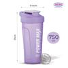 ASIAN Plastic Plastowares - Power Max Shaker | Leak-Proof Gym Shaker 750ML | BPA-Free | Sipper for Protein Shakes | Workout | Sports Shaker | Easy-to-Carry | Lightweight & Durable Design | Voilet view 3