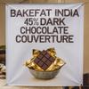 Bakefat India Belgian golden Cubes Dark Couverture-500 Grams,folden foil wrapped cubes/Perfectly crafted for baking, melting, and indulging in pure chocolate bliss view 3