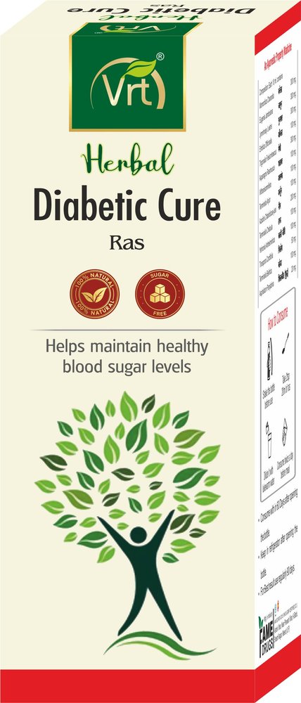 Diabetic Cure Ras 500 ML | Energetic Herbal Blend of 11 Herbs - Karela, Gudmar, Giloy, Amla, Jamun, Neem & 5 Other Special Herbs