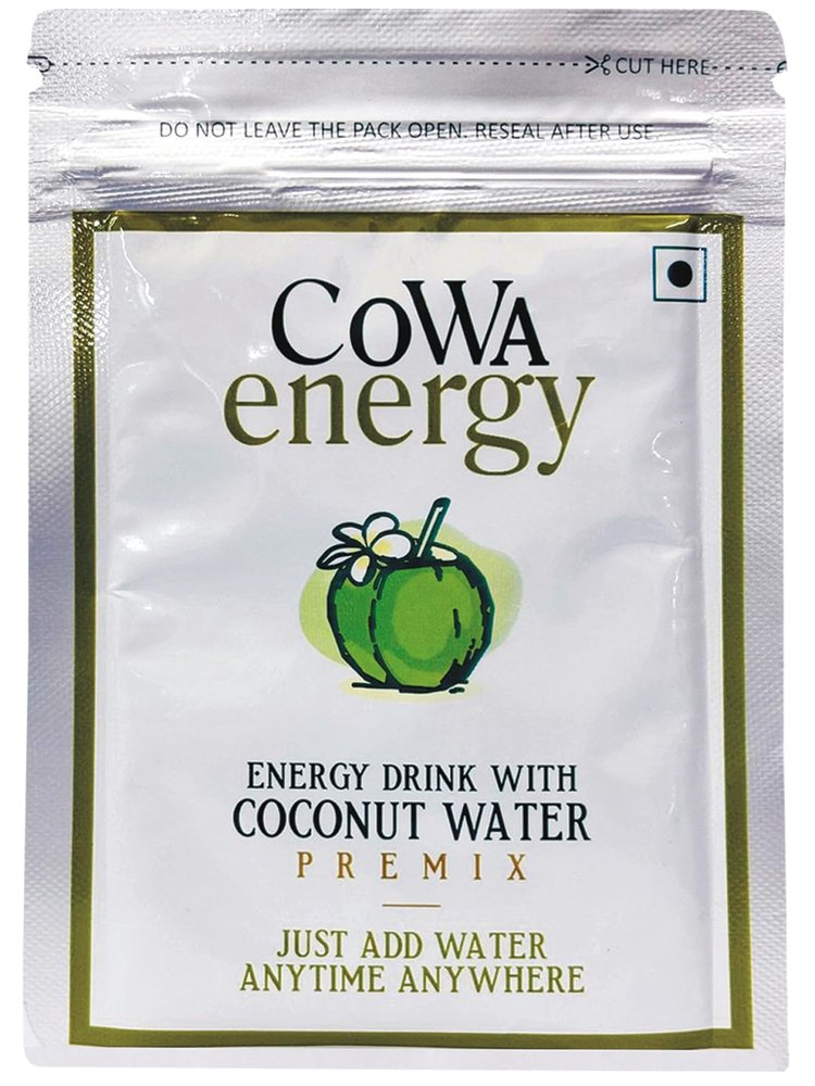 CoWa energy - Energy Drink with Coconut Water Powder Premix | For Hydration and Energy, | 60 Gm Sachet