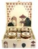 Nothing After Nuts; Pure Goodness Nothing More Dryfruits | Exclusive Designer Diwali Gift Hamper With Handle | Cashews nuts, Roasted Pistachio with shell, Almonds and Cashew Dabeli | 350gm Each | Gift in Style - Gift Nuts - Easy to Carry | Set of 4 ( view 1