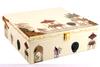 Nothing After Nuts; Pure Goodness Nothing More Dryfruits | Exclusive Designer Diwali Gift Hamper With Handle | Cashews nuts, Roasted Pistachio with shell, Almonds and Cashew Dabeli | 350gm Each | Gift in Style - Gift Nuts - Easy to Carry | Set of 4 ( view 3