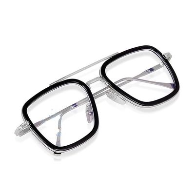 UV PROTECTION COMPUTER GLASSES FOR EYE PROTECTION GLASSES FOR MEN AND WOMEN | BLUE LIGHT RAY BLOCKING ANTI GLARE | LIGHT WEIGHT PLASTIC FRAME | ALL POWER AVAILABLE (BROWN, +1.00)