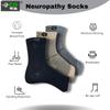 Cooling Foot Relief Socks for Burning Feet | Pain Support for Diabetes & Neuropathy | Soft Cushioned Arch Support view 2