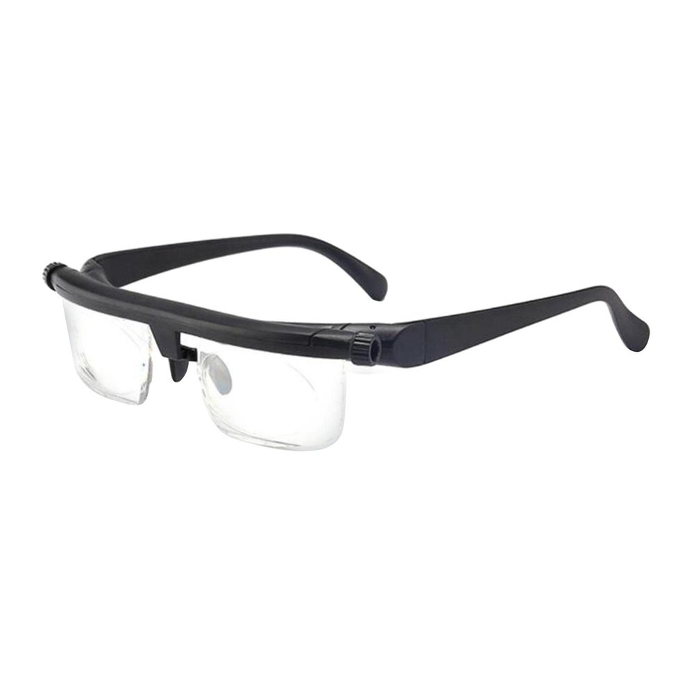 1Pair Dial Adjustable Focus Eyeglasses Glasses For Reading Distance Vision