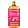 AROMATICO Rose & Sandalwood Relaxing Massage Oil for Luxury Spa - 300ml. Full Body Relaxation, Aromatherapy Body Oil view 1
