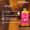 AROMATICO Rose & Sandalwood Relaxing Massage Oil for Luxury Spa - 300ml. Full Body Relaxation, Aromatherapy Body Oil view 3