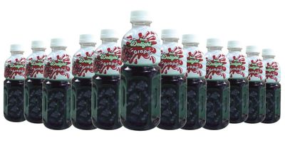 Basil Delight Flavored Drink with Basil Seed,Flavored Fruit drink, Ready to Serve Drink (250ml pack of 12, Grapes)